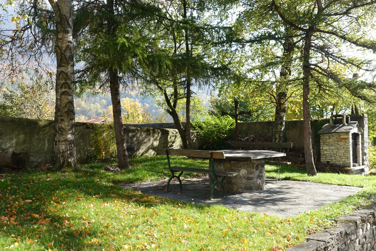 Le jardin de l’Hôtellerie franciscaine